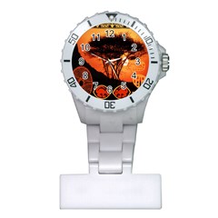 Africa Safari Summer Sun Nature Plastic Nurses Watch by Celenk