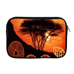 Africa Safari Summer Sun Nature Apple Macbook Pro 17  Zipper Case by Celenk