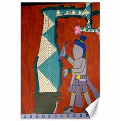 Mexico Puebla Mural Ethnic Aztec Canvas 20  X 30   by Celenk