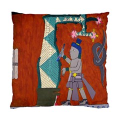 Mexico Puebla Mural Ethnic Aztec Standard Cushion Case (two Sides) by Celenk