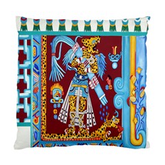 Mexico Puebla Mural Ethnic Aztec Standard Cushion Case (one Side) by Celenk