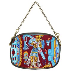 Mexico Puebla Mural Ethnic Aztec Chain Purses (two Sides)  by Celenk