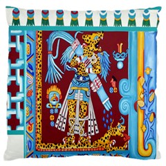 Mexico Puebla Mural Ethnic Aztec Standard Flano Cushion Case (two Sides) by Celenk