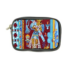 Mexico Puebla Mural Ethnic Aztec Coin Purse by Celenk