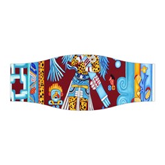 Mexico Puebla Mural Ethnic Aztec Stretchable Headband by Celenk