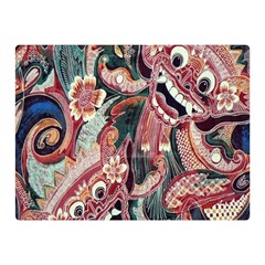 Indonesia Bali Batik Fabric Double Sided Flano Blanket (mini)  by Celenk