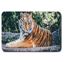 Animal Big Cat Safari Tiger Large Doormat  by Celenk