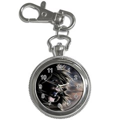 Angry Lion Digital Art Hd Key Chain Watches by Celenk