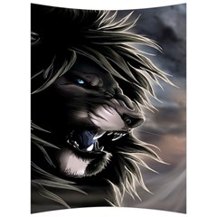 Angry Lion Digital Art Hd Back Support Cushion by Celenk