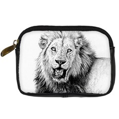 Lion Wildlife Art And Illustration Pencil Digital Camera Cases by Celenk