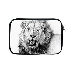 Lion Wildlife Art And Illustration Pencil Apple Ipad Mini Zipper Cases by Celenk