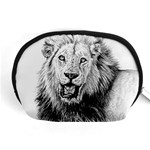 Lion Wildlife Art And Illustration Pencil Accessory Pouches (Medium)  Front