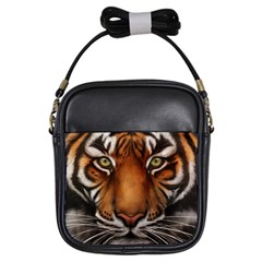 The Tiger Face Girls Sling Bags