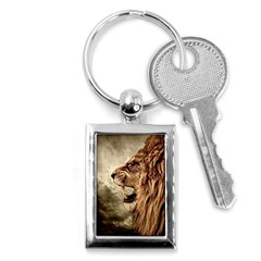 Roaring Lion Key Chains (rectangle)  by Celenk