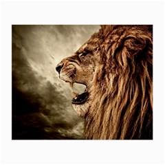 Roaring Lion Small Glasses Cloth by Celenk