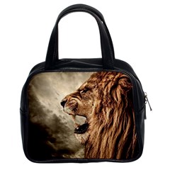 Roaring Lion Classic Handbags (2 Sides) by Celenk