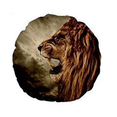 Roaring Lion Standard 15  Premium Round Cushions by Celenk