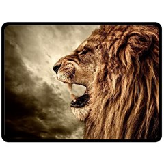 Roaring Lion Double Sided Fleece Blanket (large)  by Celenk