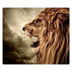 Roaring Lion Double Sided Flano Blanket (small)  by Celenk