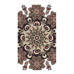 Mandala Pattern Round Brown Floral Memory Card Reader by Celenk