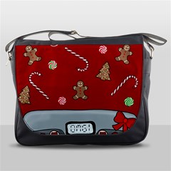 Hilarious Holidays  Messenger Bags by Valentinaart