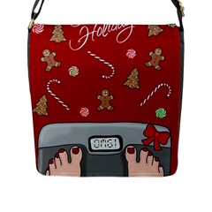 Hilarious Holidays  Flap Messenger Bag (l)  by Valentinaart