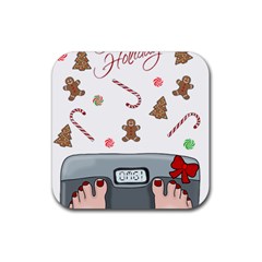 Hilarious Holidays  Rubber Coaster (square)  by Valentinaart