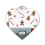 Hilarious holidays  Dog Tag Heart (Two Sides) Front