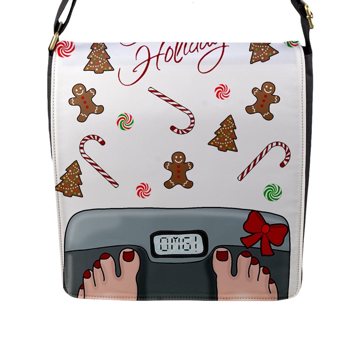 Hilarious holidays  Flap Messenger Bag (L) 