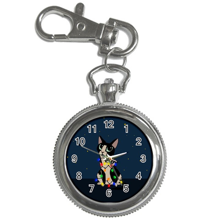 Meowy Christmas Key Chain Watches