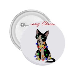 Meowy Christmas 2 25  Buttons by Valentinaart