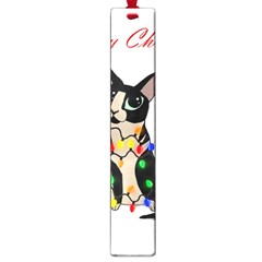 Meowy Christmas Large Book Marks by Valentinaart