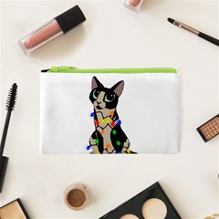 Meowy Christmas Cosmetic Bag (xs)