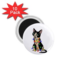 Meowy Christmas 1.75  Magnets (10 pack) 