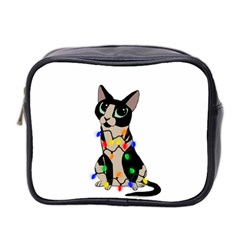 Meowy Christmas Mini Toiletries Bag 2-Side