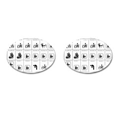 Holidays Cufflinks (oval) by Valentinaart