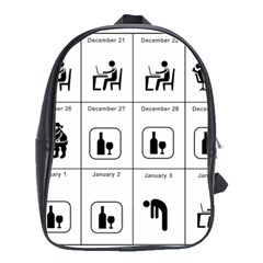 Holidays School Bag (large) by Valentinaart