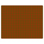 Classic Christmas Red and Green Houndstooth Check pattern Double Sided Flano Blanket (Medium)  60 x50  Blanket Front