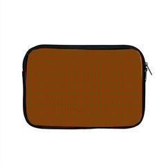 Classic Christmas Red And Green Houndstooth Check Pattern Apple Macbook Pro 15  Zipper Case by PodArtist