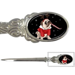 Pug Xmas Letter Openers by Valentinaart