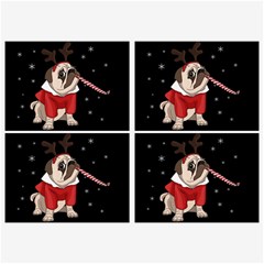 Pug Xmas Belt Buckles