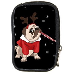 Pug Xmas Compact Camera Cases by Valentinaart