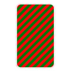 Red And Green Christmas Candycane Stripes Memory Card Reader by PodArtist