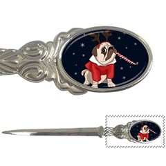 Pug Xmas Letter Openers by Valentinaart