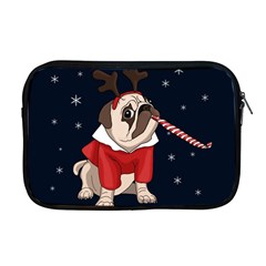 Pug Xmas Apple Macbook Pro 17  Zipper Case by Valentinaart