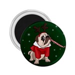 Pug Xmas 2.25  Magnets Front