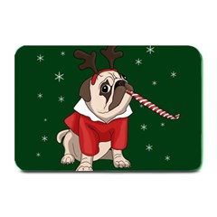 Pug Xmas Plate Mats