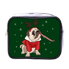 Pug Xmas Mini Toiletries Bags