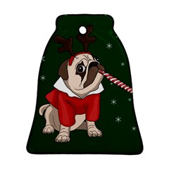 Pug Xmas Bell Ornament (Two Sides)