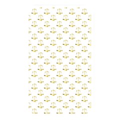 Gold Scales Of Justice On White Repeat Pattern All Over Print Memory Card Reader by PodArtist